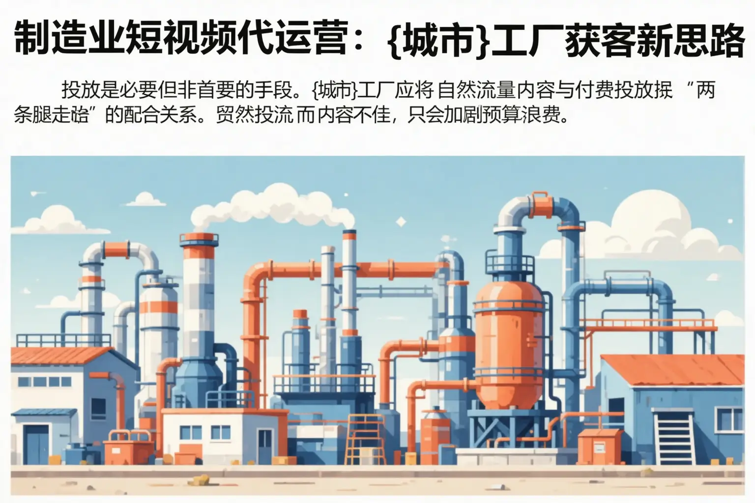 制造业短视频代运营:昌乐工厂获客新思路